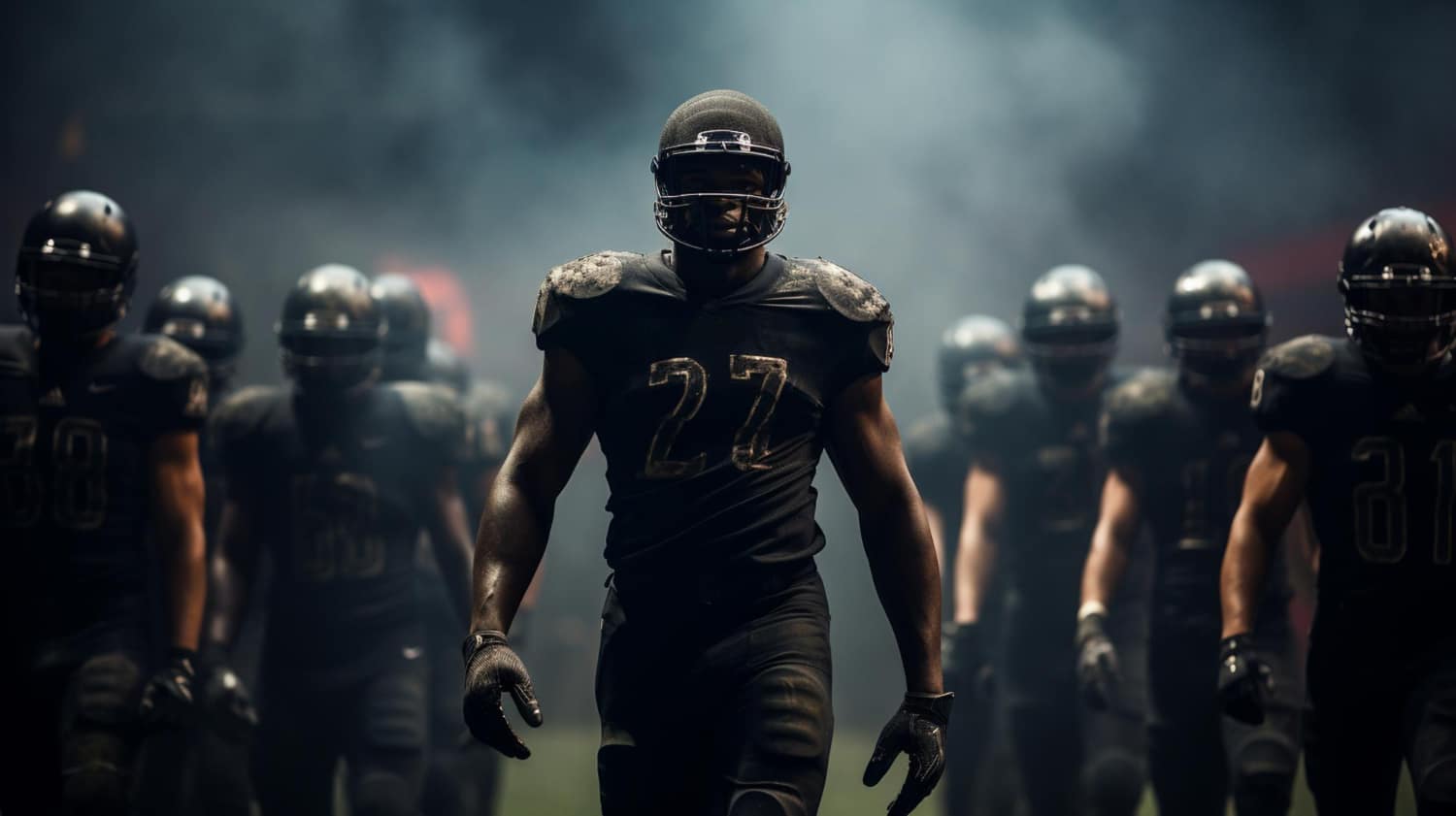 young-american-football-player-standing-helmet-generative-ai