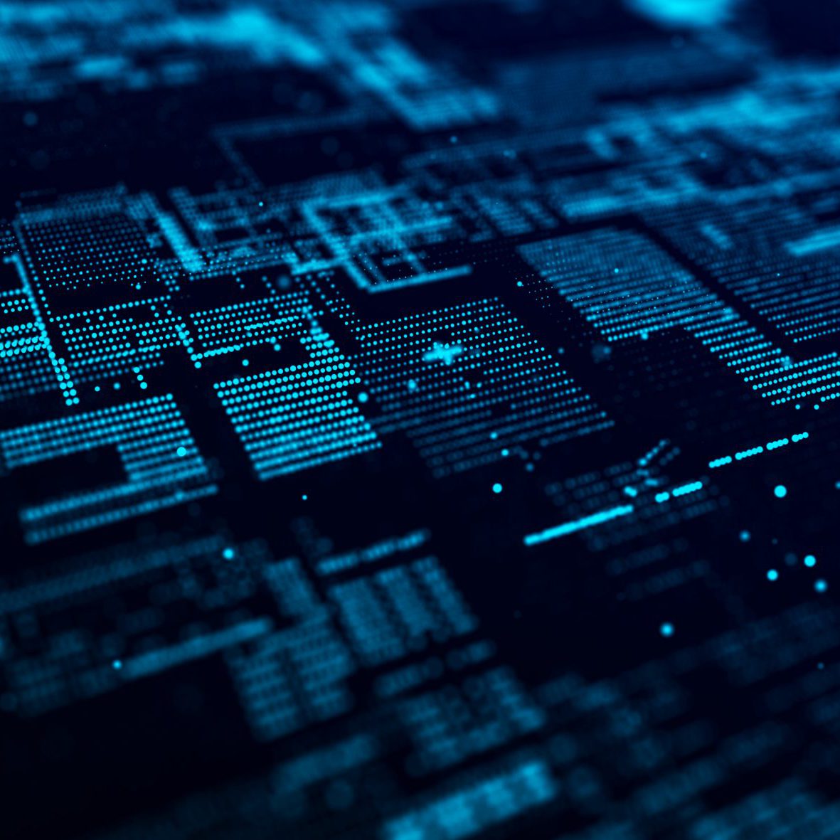 Computer technology background. Digital data flow. Network connection structure. Big data visualization.