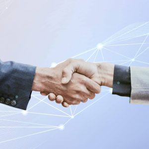 Partnership handshake innovation corporate business concept Partnership handshake innovation corporate business concept